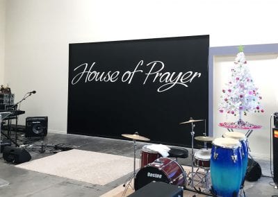 House of Prayer Hand-Painted Wall