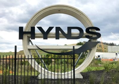 Hynds Pokeno 3D Entrance Sign