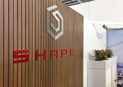 Shape 3D Acrylic Logo Expo Wall