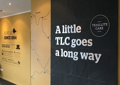 TrailLite Brushed Aluminium & Wall Graphics