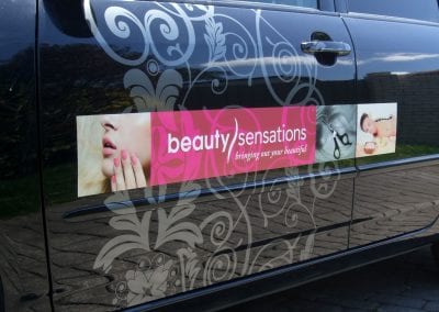 Beauty Sensations Vehicle Signage