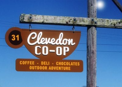Clevedon Co-op Hanging Sign
