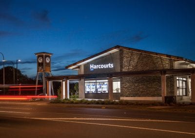 Harcourts Karaka 3D Illuminated Logo