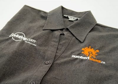 Number1Signs & Printing.com Embroidered Business Shirt