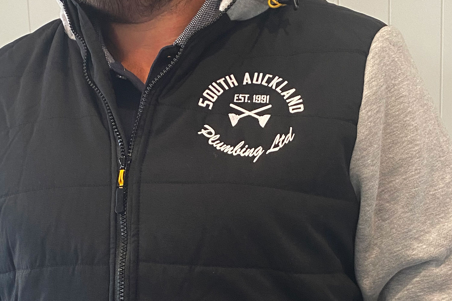 South Auckland Plumbing Embroidered Hoodie