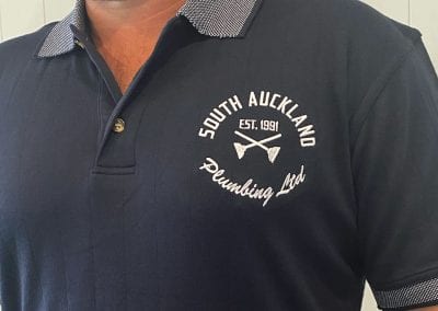 South Auckland Plumbing Embroidered Polo Shirt